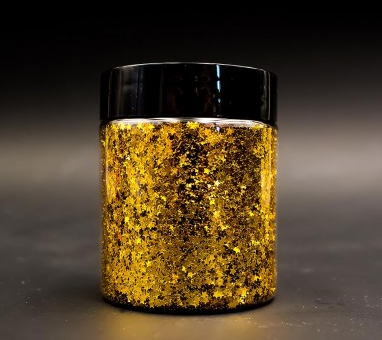 3D GOLD STAR FLAKE