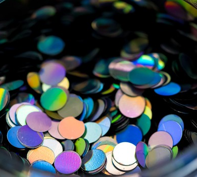3D HOLOGRAPHIC SILVER PLATE FLAKE