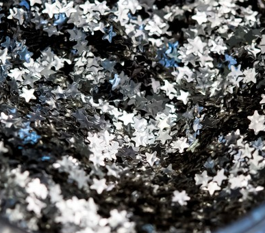 PLATINUM SILVER STARS FLAKE