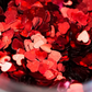 SHINING RED HEART FLAKE