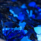 MAJESTIC BLUE HEART CROSS FLAKE