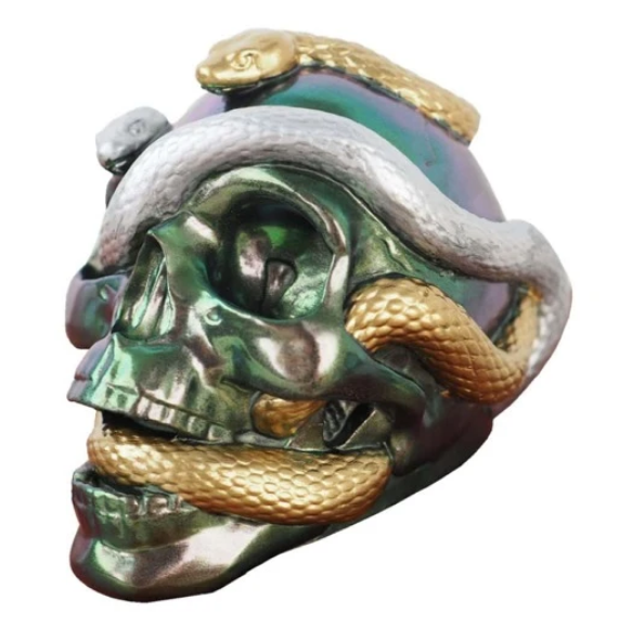 Skull Snake Silicone Mold