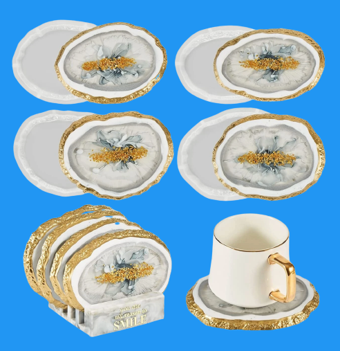 Ovale Onderzetter Mal Set
