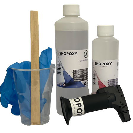 Shopoxy epoxy giethars starterspakket