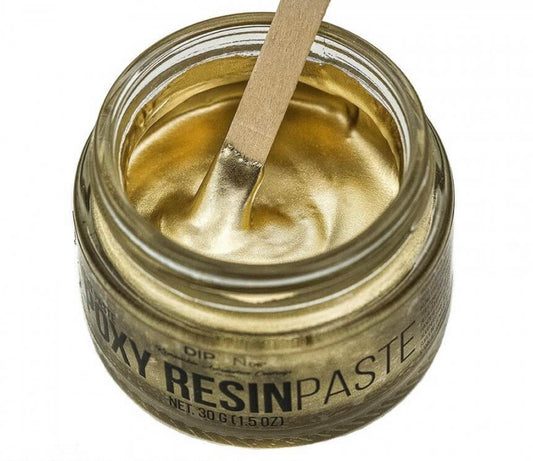True Aluminum Gold Epoxy Resin Pigment Paste