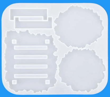 Silicone Coaster Mold + Holder