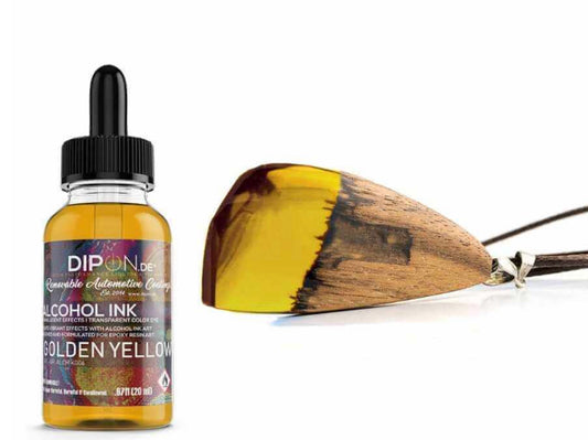 Golden Yellow Alcohol Ink