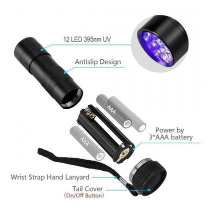 UV-zaklamp 12Watt